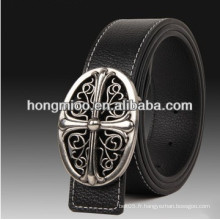 Creative Circle Cross ceinture en cuir véritable ceinture de loisirs pour hommes ceinture 18 couleurs